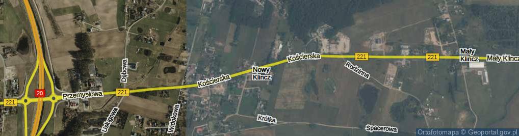 Zdjęcie satelitarne Nowy Klincz ul.